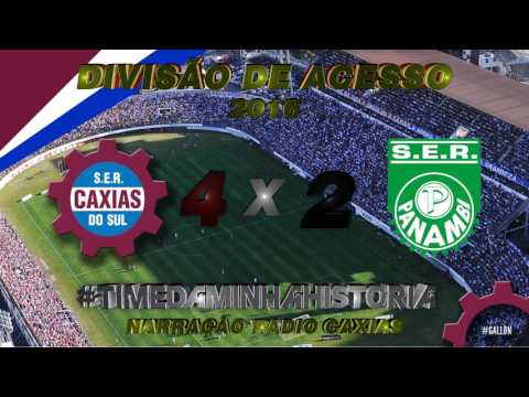 Gauchão Divisão de Acesso 2016 #3 - S.E.R. Caxias 4 x 2 Panambi - Narração Radio Caxias