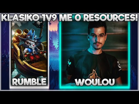 ΚΛΑΣΙΚΟ 1V9 ΜΕ ZERO RESOURCES ΜΕ RUMBLE! - WOULOU