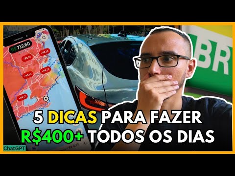 5 TIPS to make R$400 a day on Uber/99Pop/Indriver. SPEND LESS AND EARN MORE
