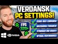 BEST PC SETTINGS FOR VERDANSK Warzone Graphics NVIDIA Windows Controller Audio And More