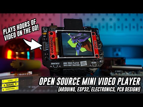 Open Source Mini Video Player (Arduino, ESP32, Electronics, PCB Design)!