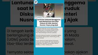 Selawat Menggema di Tengah Kericuhan UGM, Menteri Nusron Bgaku yang Memulai Lantunan