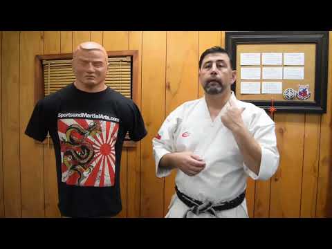 Haito Uchi en Karate   Golpe con canto de la mano   Técnicas de Karate y Artes Marciales #karate