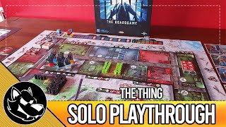 The Thing the Board Game | Solo Playthrough and Review |