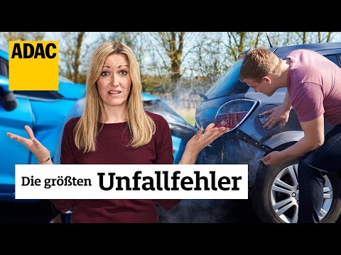 Nach dem Unfall: Diese Fehler machen alles schlimmer (& kosten viel Geld!) | ADAC | Recht? Logisch!