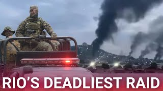 'Massacre': At least 132 dead in one of Brazil's deadliest police raids in history