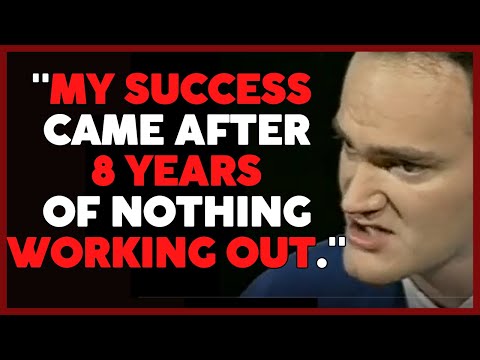 Quentin Tarantino reveals how he became a genius writer and director.