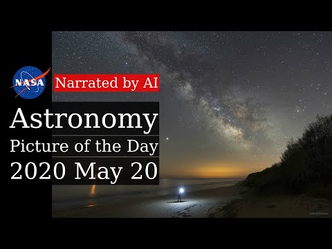 APOD: 2020-05-20 - Moon, Mars, Saturn, Jupiter, Milk Way (Narrated by Salli)