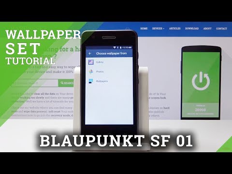 How to Change Wallpaper in BLAUPUNKT SF 01 - Refresh Home & Lock Screen