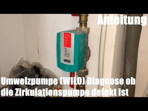 Functional test circulation pump (WILO) Diagnosis whether the circulation pump is defective DIY i...