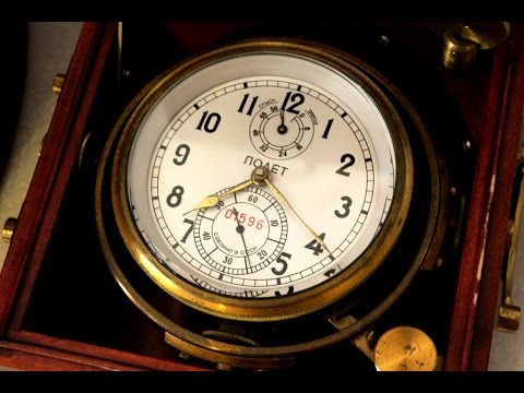 Instructions for using mechanical Soviet Marine chronometer Poljot Kirova