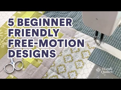 5 Beginner Friendly Free Motion Designs