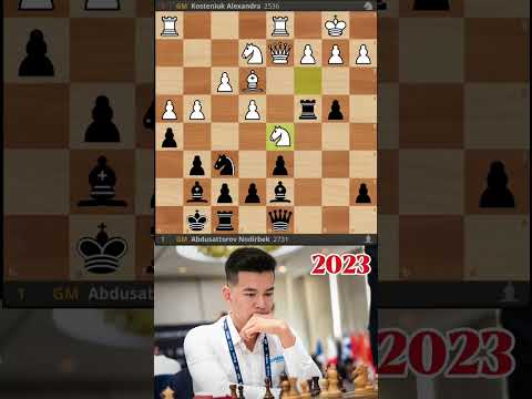 Modern Sicilian Dragon . GM Kosteniuk,A - GM Abdusattorov,N Chessable 2023.