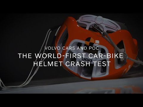 The World's First Crash Test of Bike Helmets Against Cars | Volvo Cars & POC