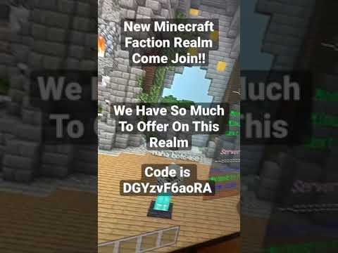 Frozen Flame - BRAND NEW MINECRAFT BEDROCK FACTION REALM!! (COME JOIN!!)