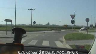 preview picture of video 'Přes Slovinsko bez dálniční známky / How to avoid freeway in Slovenia?'