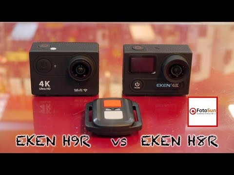 EKEN H9R vs H8R - Perbandingan video & photo