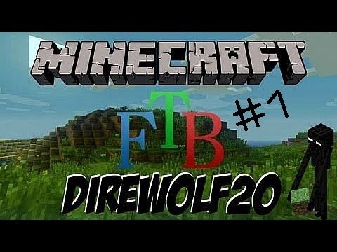 FEED THE BEAST DIREWOLF20 - #1 Keine Ahnung von (fast) Nix - Let's Play FTB Direwolf20