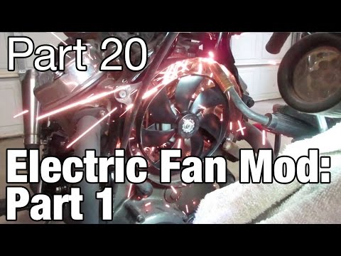 Honda CX500 Electric Fan Mod Part 1 - Moto Fugazi Build Part 20