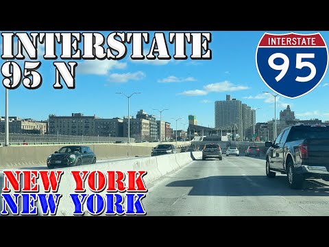 I-95 North - New York City - New York - 4K Highway Drive - 2026