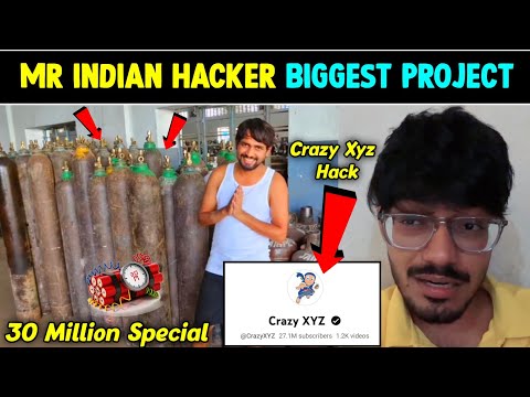 Mr Indian Hacker 30 Million Special Video | Crazy XYZ का Channel Hack कैसे हुआ | Crazy XYZ Hacked!