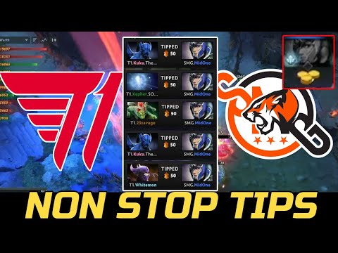 T1 VS SMG GAME 2 - NONSTOP TIPPING MIDONE AND DIEBACK DPC SEA 2022