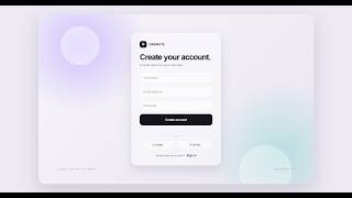 Login & Signup page using HTML , CSS | Orbnote | #1