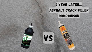 One year later, here's how these two asphalt crack fillers performed