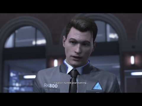 [Rare Dialogue] Connor Apologizes To Hank For Ruining His Evening [Detroit Become Human]