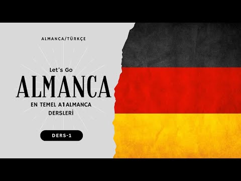 Ders 1 / Almanca A1 Temel Seviye / Kendini Tanıtma #almancaöğren #almancakelime #almancaa1