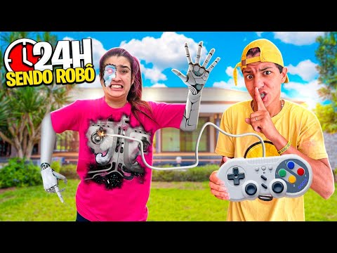 24 HORAS CONTROLANDO MINHA NAMORADA *ela surtou !