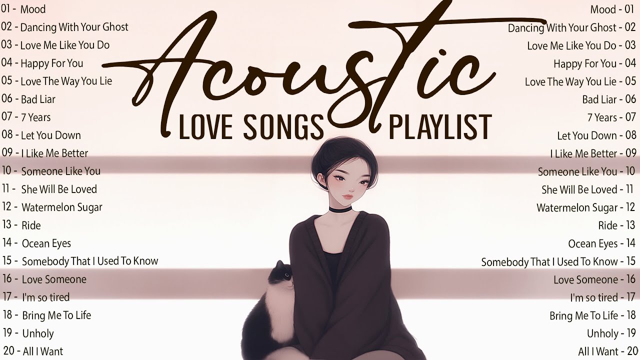 Sweet English Songs With Lyrics 2025 🌸 Warm Acoustic Songs 2025 For Soft Hearts