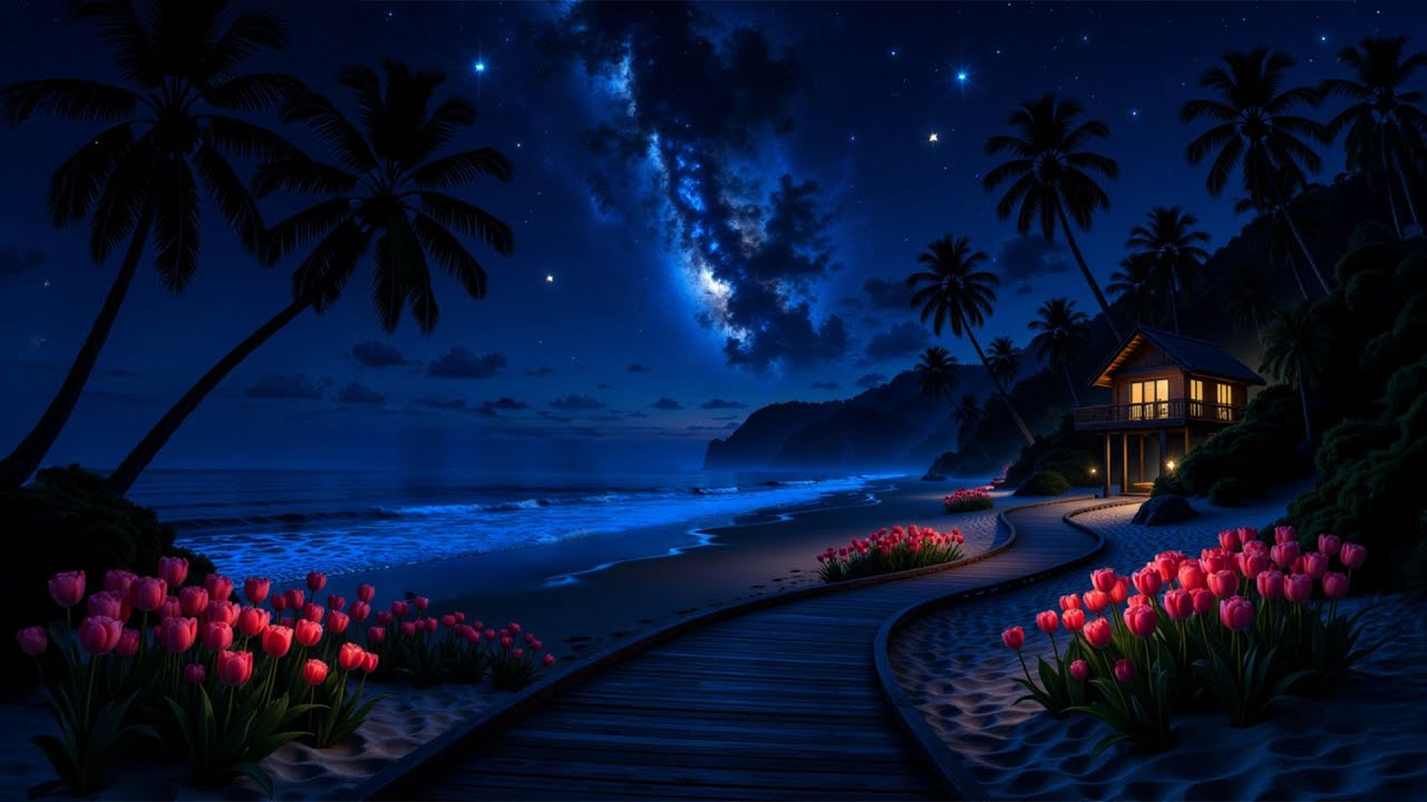 Calm Ocean Waves For Deep Sleep - Release Of Melatonin And Toxin, Eliminates Negative Energy