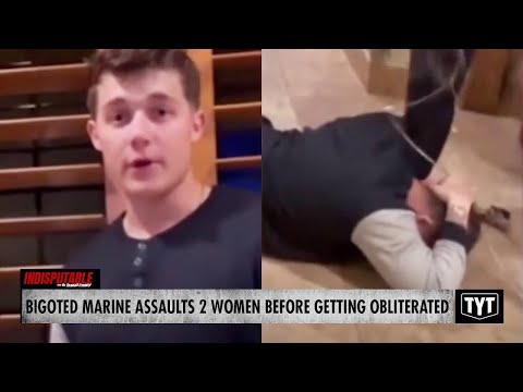 Female Hotel Workers Wipe The Floor With Bigoted Marine Who Attacked Them