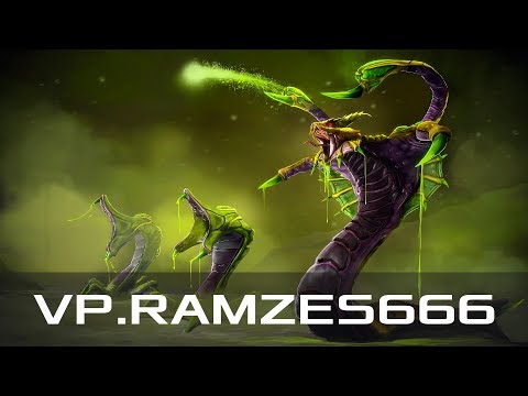 VP.RAMZES666 — Venomancer, Safe Lane (Jun 17, 2018) | Dota 2 patch 7.17 gameplay