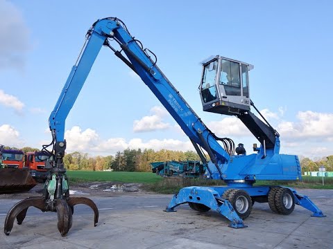 Testing mobile Material Handler: Terex Fuchs MHL 331, year 2010 (Refnr. BM3616)