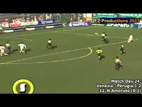 Serie A 1999-2000, day 24 Venezia - Perugia 1-2 (N.Amoruso goal)