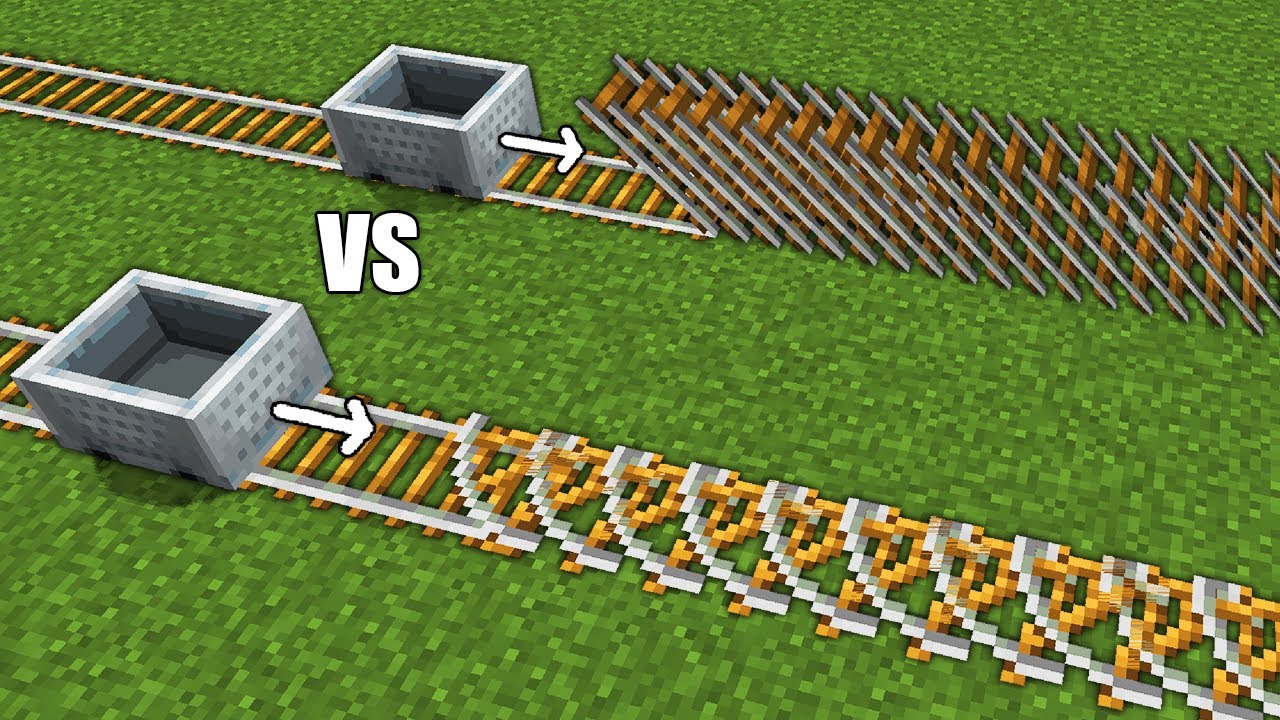 Testing illegal Minecart rail techniques