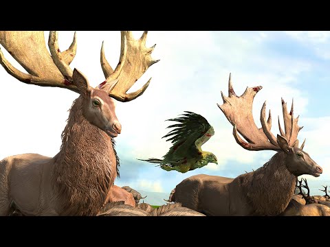 Animals for Wood Elves - OGRE KINGDOMS vs WOOD ELVES - TotalWar Warhammer 3