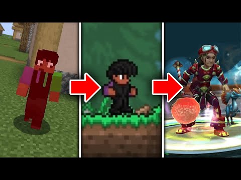 AyoDen - Minecraft, But I Switch Games When I take Damage