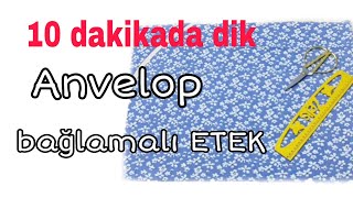 ANVELOP ETEK /How to Make a  Wrap Skirt without a 