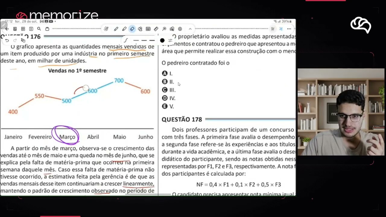 Resolução em Vídeo — Questão 176 ENEM 2025 Belém