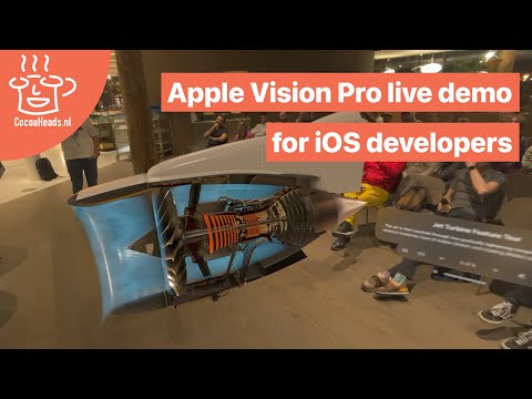 Apple Vision Pro live demo for iOS developers, by Mathijs Kadijk and Tom Lokhorst (English) thumbnail