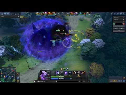 DotA2 Faceless Void vs slark Invoker WTF