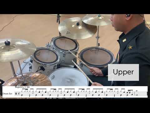 How to play Drum Lesson 5 : Beguine