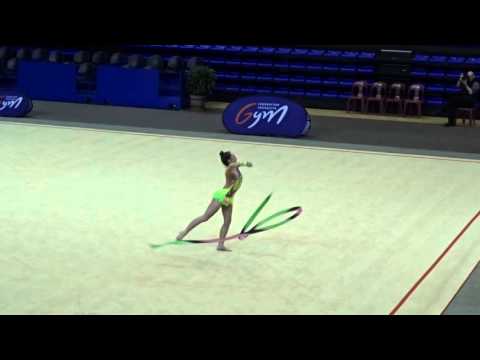 Zoé Duchesne ruban - Nat A 14/15 ans France Besançon 2016