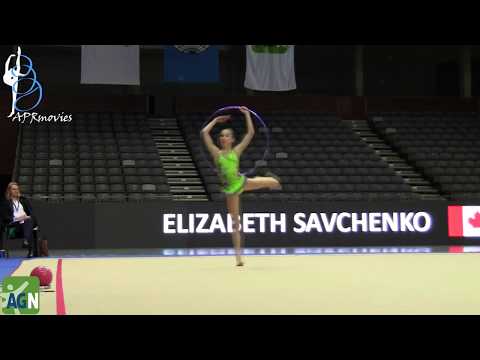 Elizabeth Savchenko - Questo (CAN) - Arco (Hoop) - Junior AA - AGN Cup 2018