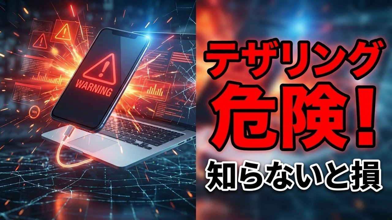 テザリング危険！知らないと損する理由