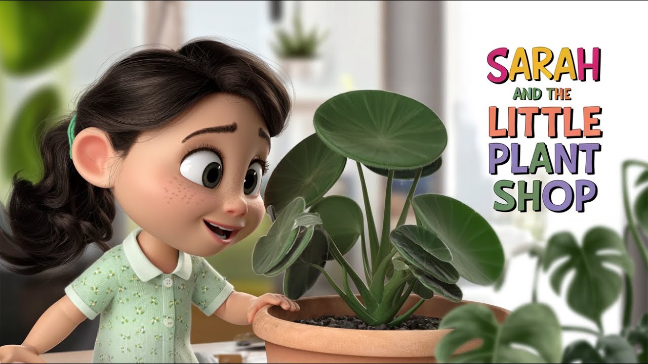 Sarah and the little plant shop | kids bedtime story