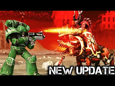 NEW UPDATE: Dark Angels vs Legion of Chaos - Men of War: Warhammer 40k Mod